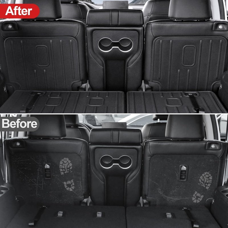 HOUCLEMIC Backrest Mat Compatible with 2023-2025 2026 Honda Pilot Accessories, 2nd Kick Mats for 2022-2026 Acura MDX Accessories - Image 4